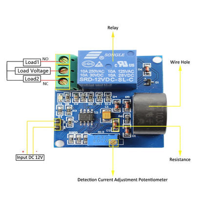 Overcurrent Protection AC Current Detection Sensor Module