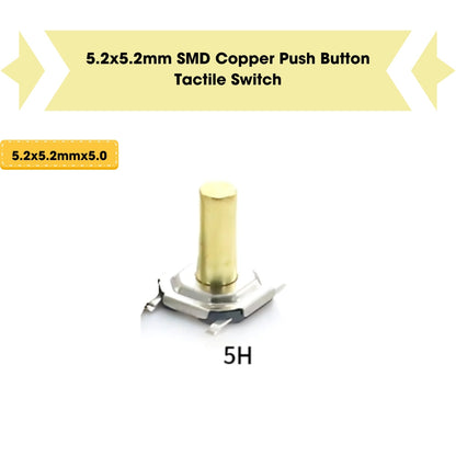 5.2x5.2mm SMD Push Button Tactile Switch
