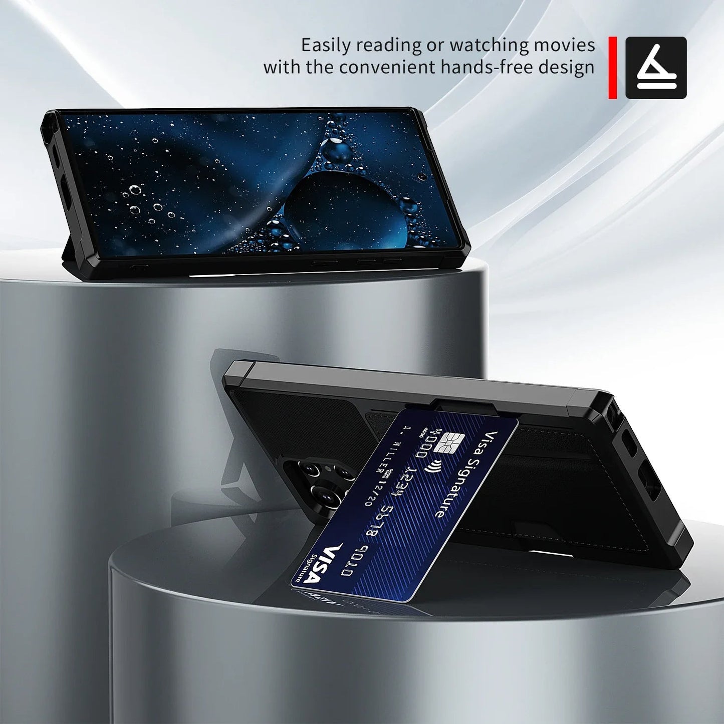 Elegant Touch Business Leather Shield Case - Samsung
