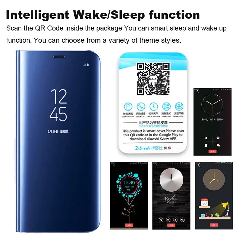 Electroplated Mirror Three-Dimensional Bracket Case - Xiaomi