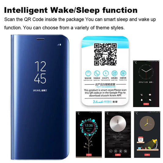 Electroplated Mirror Three-Dimensional Bracket Case - Xiaomi