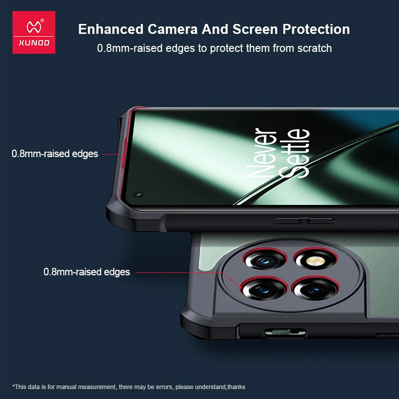 Elegant Transparent Magnetic Ring Case - OnePlus