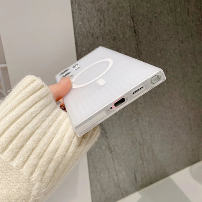 Crystal Frost Anti-Slip Stripes Case-Samsung