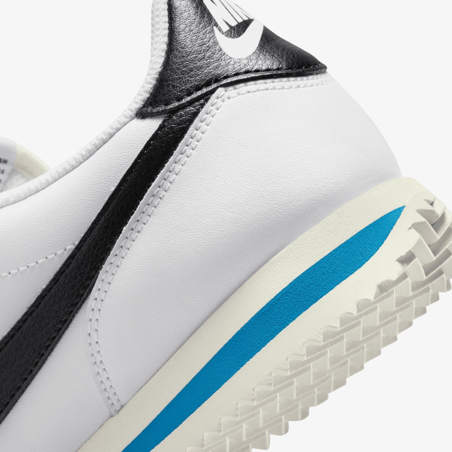 Nike | CORTEZ  { WHITE/BLACK-LT PHOTO BLUE-SAIL
