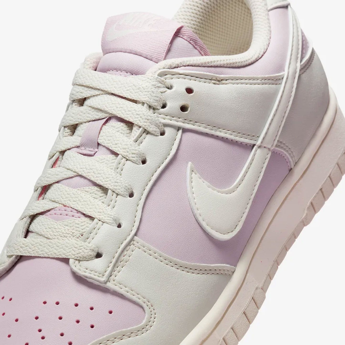 NIKE | DUNK LOW { LIGHT BONE/SAIL-PLATINUM VIOLET