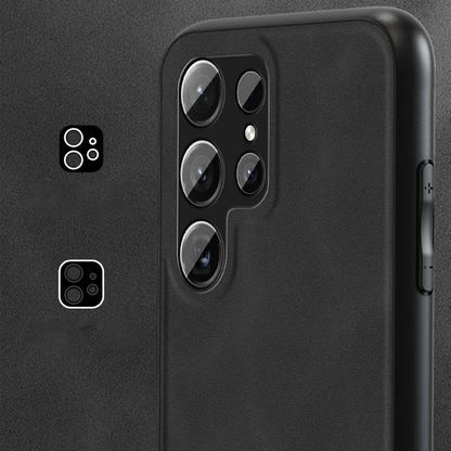 Silicone Matte Leather Protective Case - Samsung