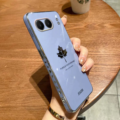 OnePlus Nord 4 Shining Maple Leaf Soft Plating Case