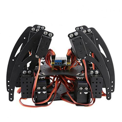 18DOF Aluminum Hexapod Spider with Six Legs 3DOF each Without Servo