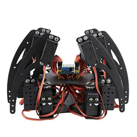 18DOF Aluminum Hexapod Spider with Six Legs 3DOF each Without Servo