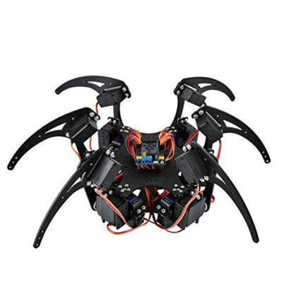 18DOF Aluminum Hexapod Spider with Six Legs 3DOF each Without Servo