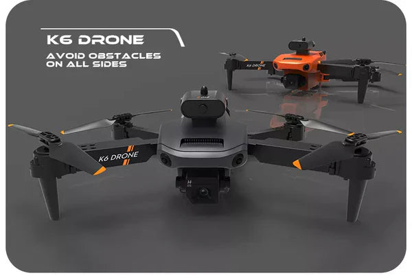 K6 Drone With Camera 4K HD Four Side 360 Obstacle Avoidance UAV Quadcopter Mini Drone