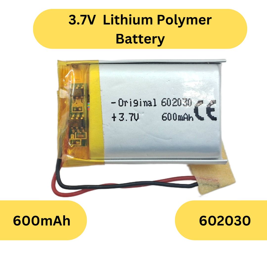 Generic: 3.7V 600mAh Lithium Polymer Battery