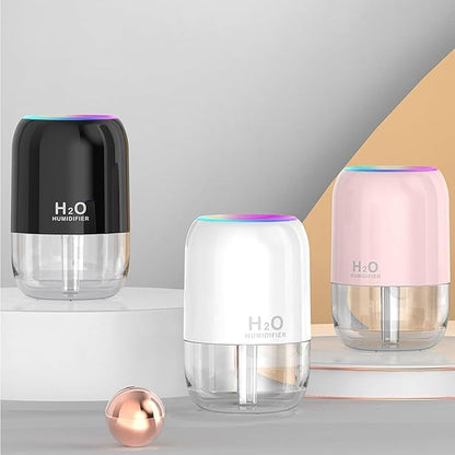 Humidifier with RGB Night Light for Room, Office, and Bedroom (200ML)