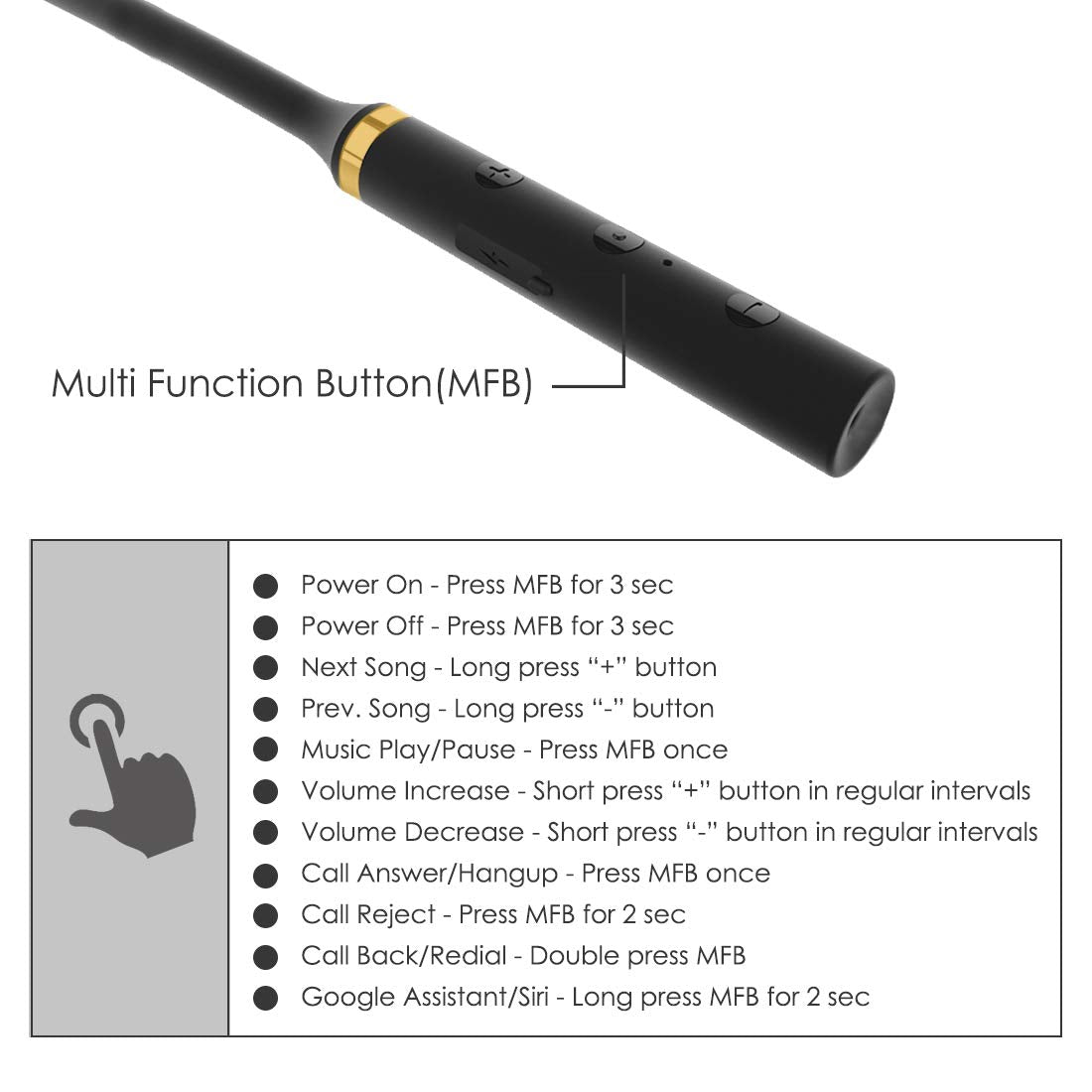pTron Tangentbeat Magnetic In-Ear Wireless Bluetooth Headphones with Mic - (Black & Yellow)