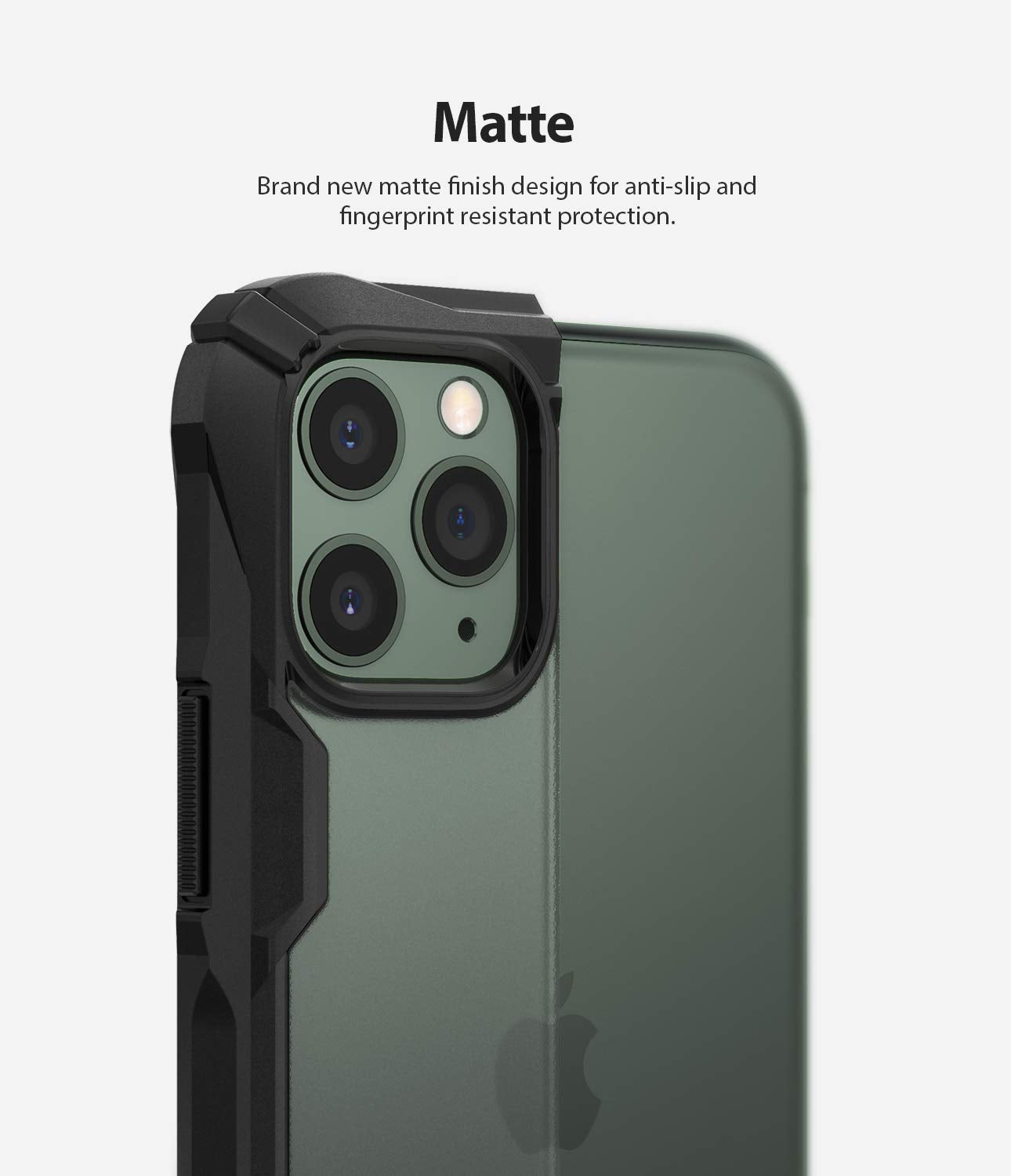 (Refurbished) Apple iPhone 11 Pro Back Cover Case | Fusion X - Matte black