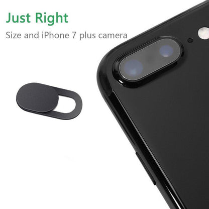 C2K 3 Pack Webcam Cover Privacy Sticker - Removable & Reusable Web Camera Cover for Android PC Laptops MacBooks iOS Smartphones iPad Tablet ect -T1 Black