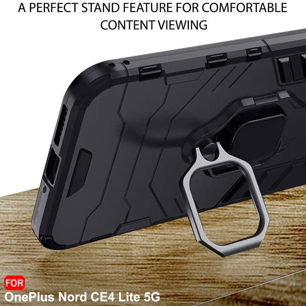 OnePlus Nord CE 4 Lite Heavy-Duty Tough Armor Bumper Case