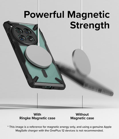 (Refurbished) Ringke   OnePlus 12 Back  Cover Case Fusion-X Magnetic Matte - Matte Black