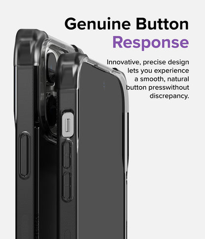 (Refurbished) Apple iPhone 14 Pro Back Cover Case | Fusion Bumper - Clear Black
