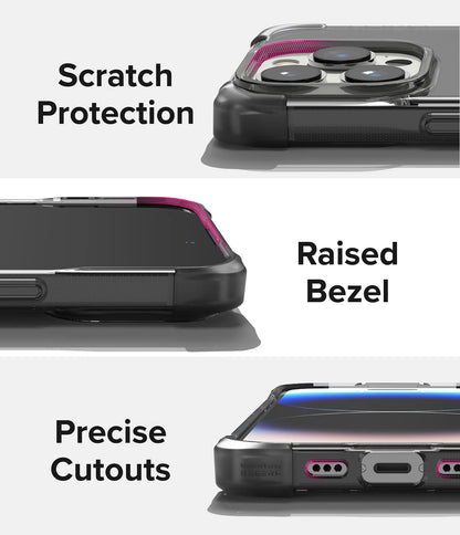 (Refurbished) Apple iPhone 14 Pro Back Cover Case | Fusion Bumper - Clear Black