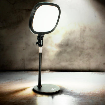 Kreo Slab Key Light Video Light Adjustable Photography Fill Light Five Color Temperatures 3200K-5600K Adjustable Brightness 1455 Lumens 120 Light Beads CRI 95+ with Extendable Light Stand for Video