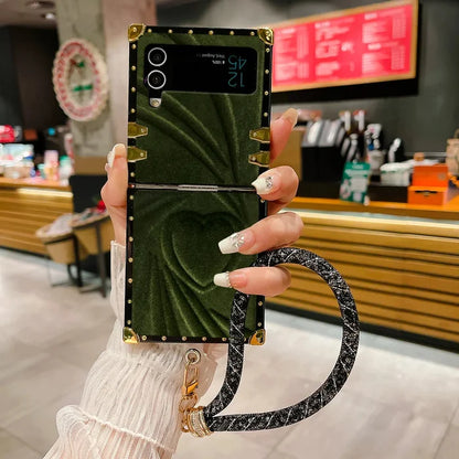 3D Rebellion Heartfelt Velvet Rivet Case - Samsung