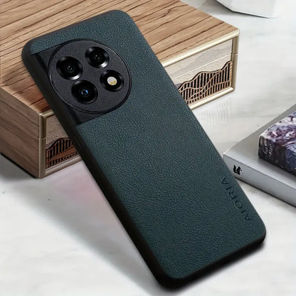 Exquisite Grain Leather Shield Case - OnePlus