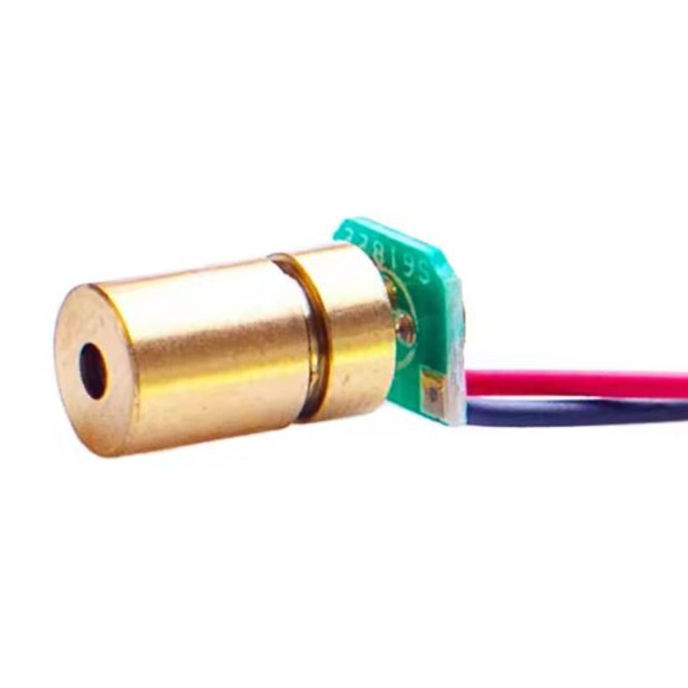 650nm Red Dot 6mm 3.3V DC Glass Lens Industrial grade