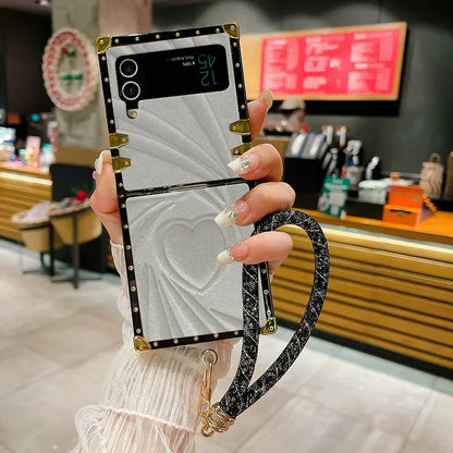3D Rebellion Heartfelt Velvet Rivet Case - Samsung