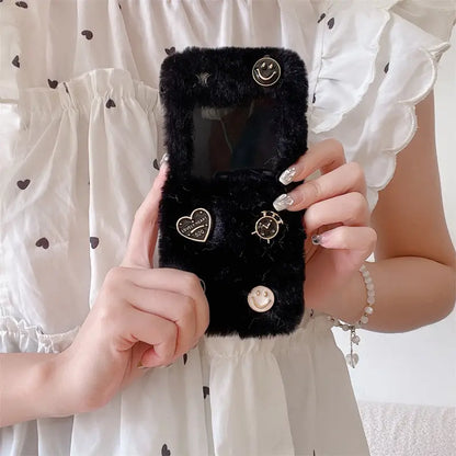 Fashionable Furry Phone Case - Samsung