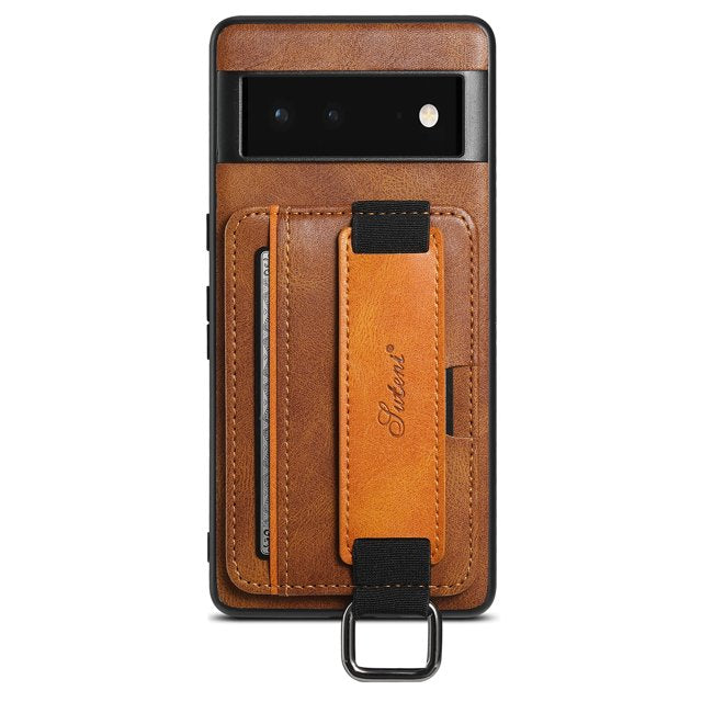 Urban Elegance Retro Card Holder Case - Google Pixel