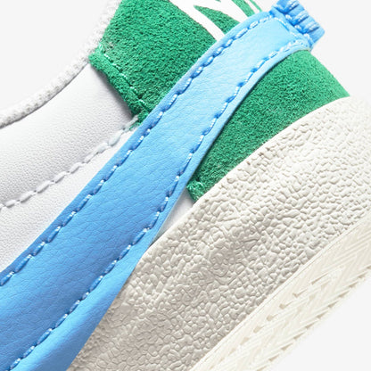 Nike | BLAZER LOW '77 JUMBO { WHITE/MALACHITE-UNIVERSITY BLUE