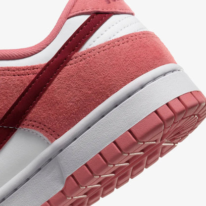 Nike | DUNK LOW  { WHITE/TEAM RED-ADOBE-DRAGON RED