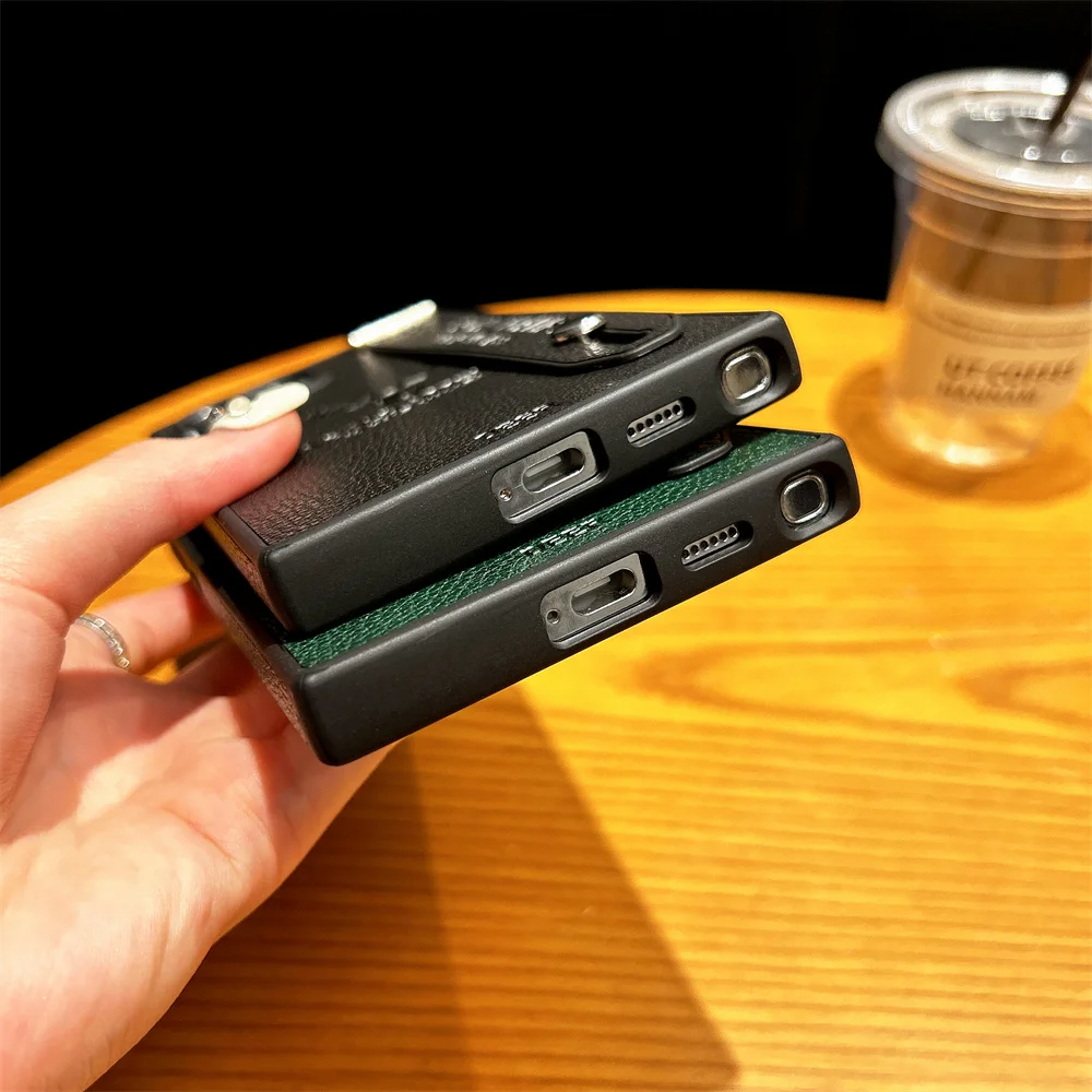 Deer Charm Leather Wristband Shockproof Case -Samsung