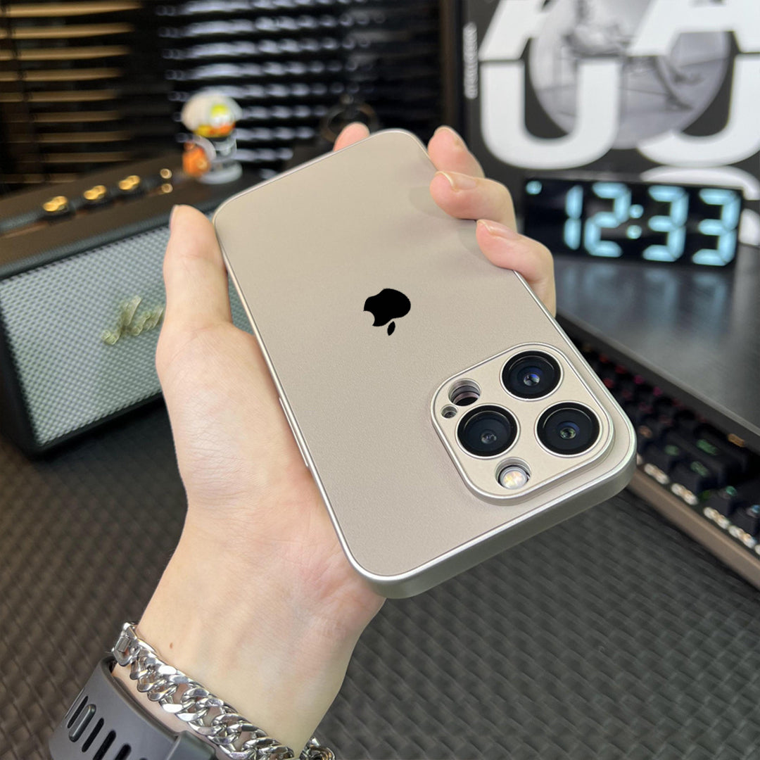 Ultra Sleek Matte Leather Case - iPhone