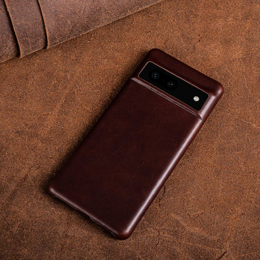 Vintage Aesthetic Oil Wax Genuine  Case - Google Pixel