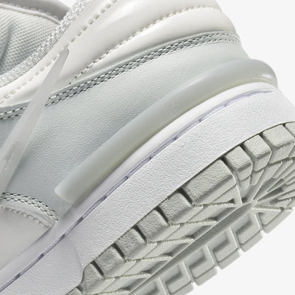 Nike | DUNK LOW TWIST  { LIGHT SILVER/SAIL-WHITE