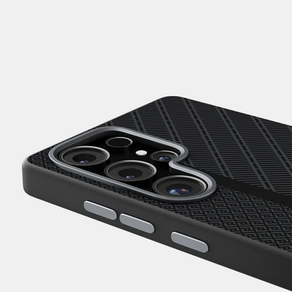 MagSafe Metal Texture Case with Lens Protection - Samsung