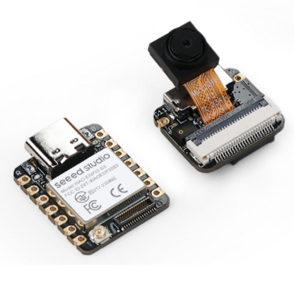 Seeed Studio XIAO ESP32S3 Sense: 2.4GHz Wi-Fi, BLE 5.0, OV2640 Camera Sensor, Digital Microphone, 8MB FLASH, 8MB PSRAM, Rich Interface, Battery Charging Supported, IoT, Embedded ML