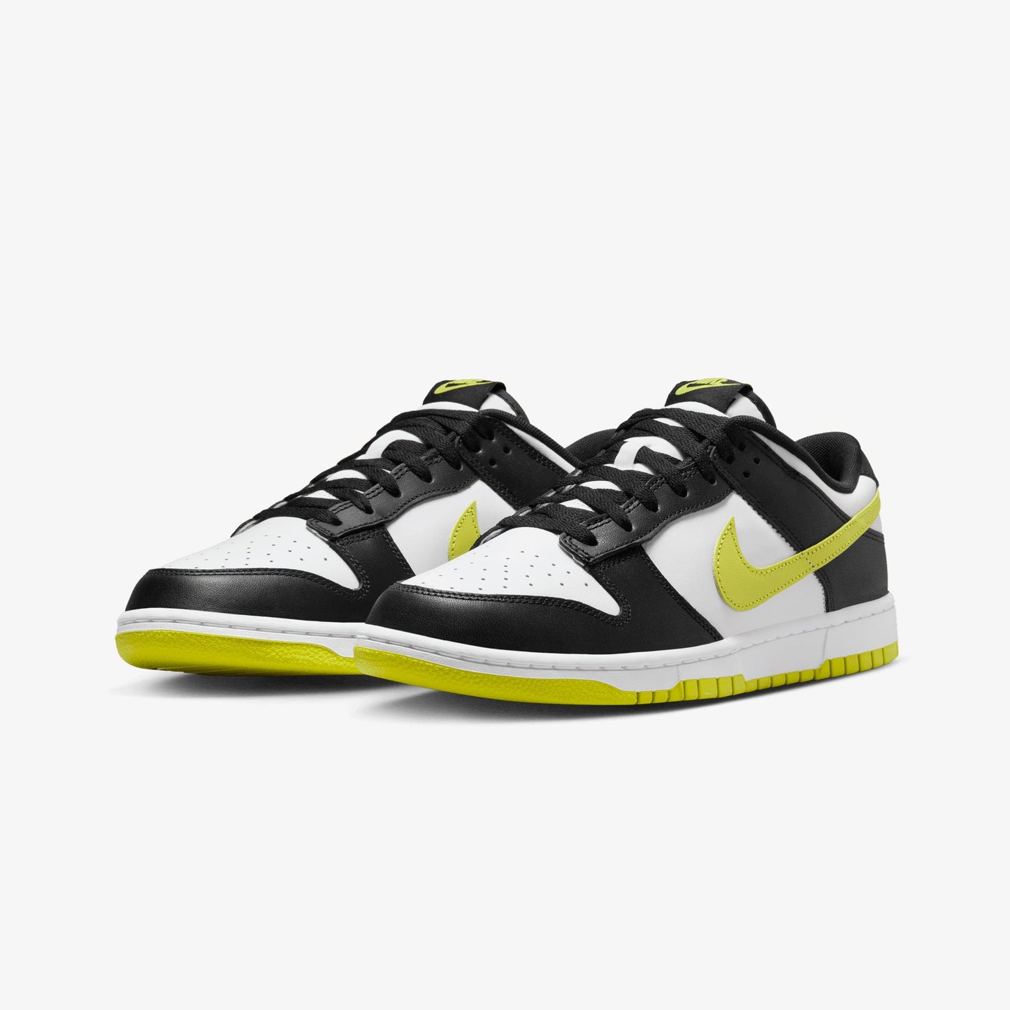 NIKE | DUNK LOW RETRO { WHITE/BRIGHT CACTUS-BLACK