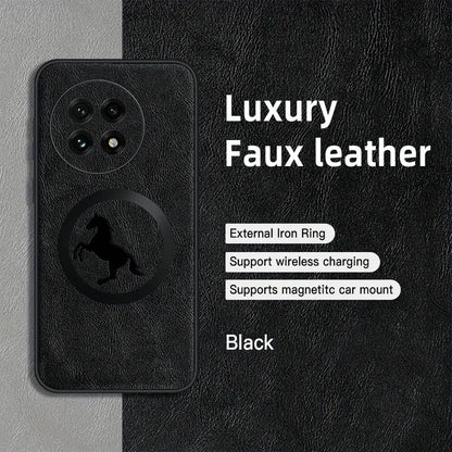 Jumping Horse Premium Faux Leather Case - OnePlus