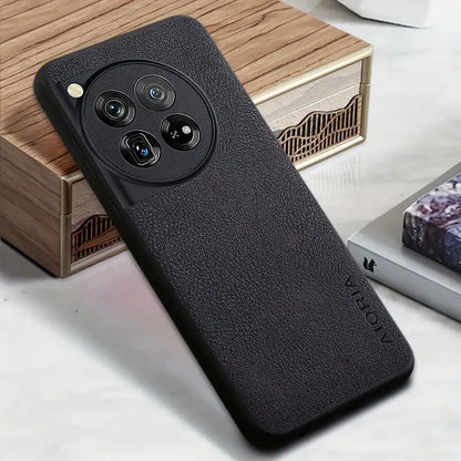 Exquisite Grain Leather Shield Case - OnePlus