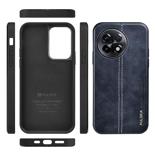 Classic Stitch Leather Mobile Case - OnePlus