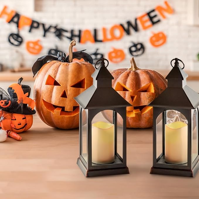 ovel LED candle lalten