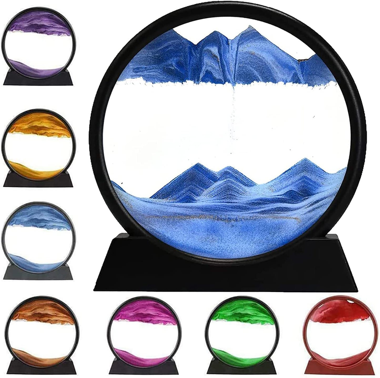 3D moving light sand art multi colors