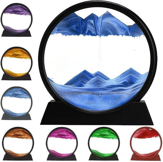 3D moving light sand art multi colors