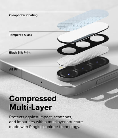 Galaxy A56 5G Hard Tempered Glass Camera Lens Screen Protector - [2 Pack]