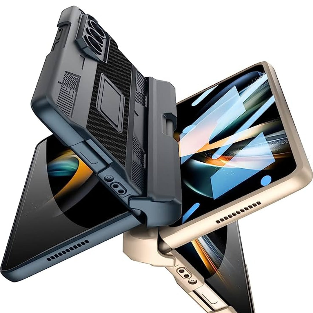 Galaxy Z Fold4 Armor Kickstand Case With Pen Holder
