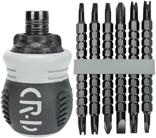 13-in-1 Screwdriver Set with 6 Dual-head Screwdriver Bits
