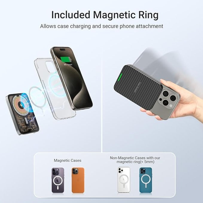 Ultra Compact 18W Wireless Power Bank